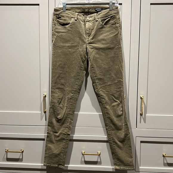 Club Monaco Olive Green Corduroy Jeans - Picture 2 of 3